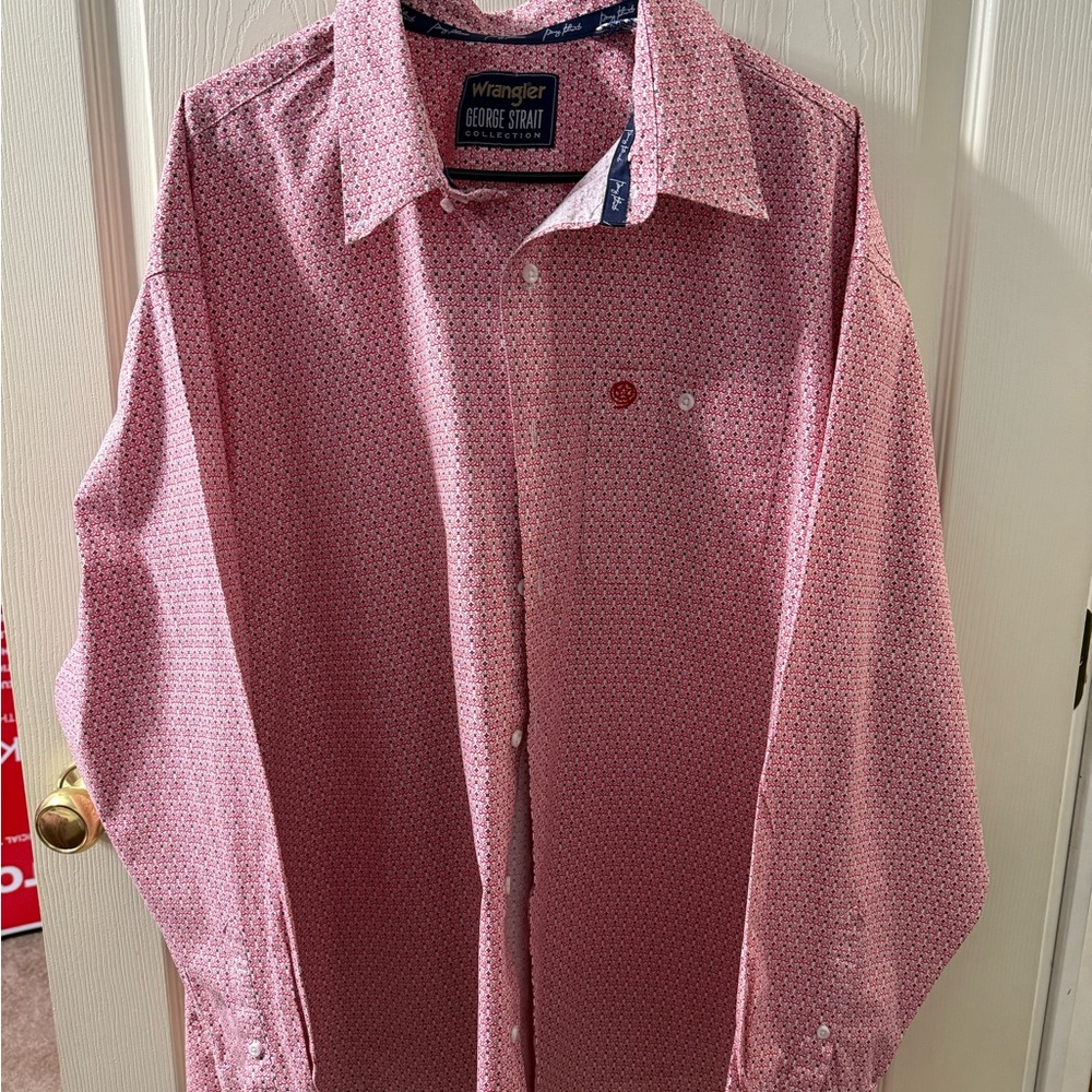 George Strait western long sleeve shirt excellent  condition